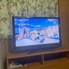 SHARP LED AQUOS 40v型　テレビ台付き（値下げ交渉可能）の画像