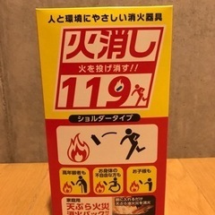 火消し　SAT 119②  新品未使用