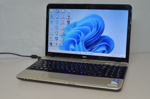 中古ノートパソコン 最新Windows11+office NEC LS150/F Pentium-B950/メモリ4GB/HDD750GB/15.6インチ/無線内蔵/DVDマルチ/便利なソフト多数