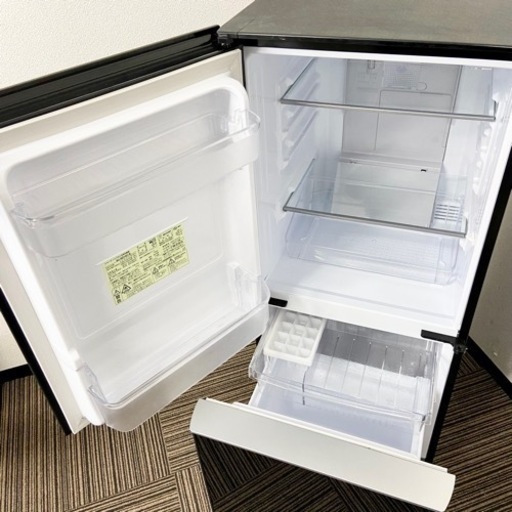 SHARP 17年式 SJ-GD14C-B 137L ガラストップ 冷蔵庫 エリア格安配達 2 SHARP（シャープ） 買い替え応援セール 中古 冷蔵庫 一人暮らし 137L