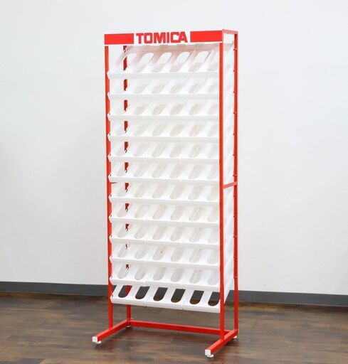 【ヤ取終了6/23】≪ZW1290ジ≫ TOMICA/トミカ 業務用ディスプレイケース 6列/12段 コレクションケース 棚/陳列棚/