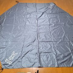 美品 GOGlamping ワンポールテント 3～4人用 前室付き ソロ DODグランドシート★キャノピーポール セットの画像