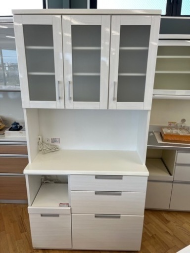 N455★レンジボード★食器棚★幅1000ｍｍ