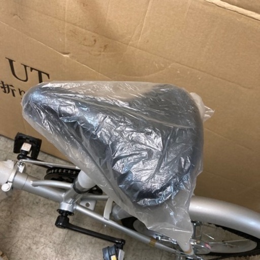 未使用品 UTSUMI UT-161 16インチ 折りたたみ自転車 シルバー