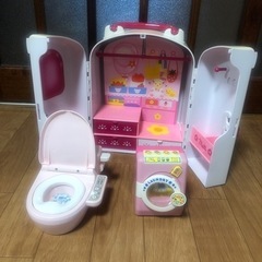 メルちゃんドレッサー ぽぽちゃんトイレ 洗濯機のおまけ