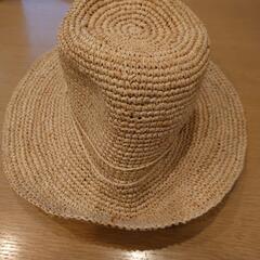 未着用 ラフィアハットの画像