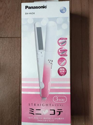 未使用パナソニック　小型ヘアアイロン　海外使用可