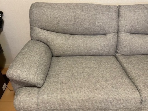 良品　三人掛けソファ