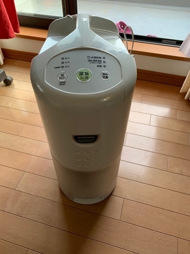 6月10日処分。コロナ除湿機　衣類乾燥機　2016年製