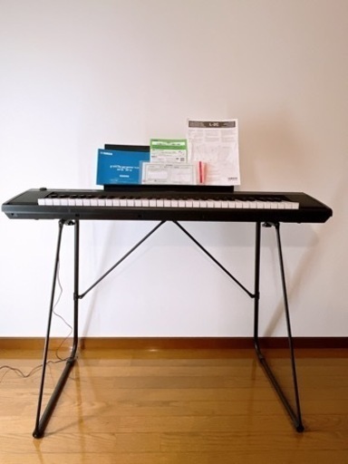 ヤマハ YAMAHA 電子キーボード NP-12B ピアッジェロ ブラック L-2C鍵盤スタンド付き！ 受け渡し予定者決定！