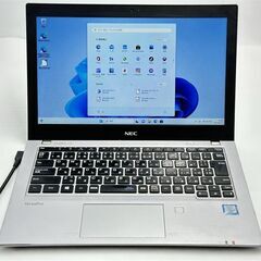 送料無料 保証付 高速SSD 12.5型 ノートパソコン NEC PC-VKM17BZC3 中古良品 第8世代 Core i5 8GB 無線 Bluetooth カメラ Windows11 Office