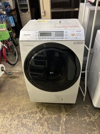 万代店◇Panasonic パナソニック 11.0Kg/6Kg ドラム式洗濯機 NA-VX8700L エコナビ 2017年製
