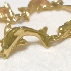 新品未使用🇺🇸ドルフィンブレスレット🐬イルカ　の画像