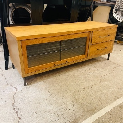 【売約済み】　a depeche cadeal TV board 1200 カデル テレビボード  テレビ台　木製　アイアン　取っ手　ローボード　サイドボード　台　棚　インダストリアル　検　ジャーナルスタンダード　ファニチャー　クラッシュゲート　ノットアンティークス　journal standard furniture crash gate knot antiques