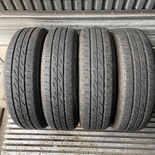 バリ山　BRIDGESTONE ブリヂストン　ブリジストン　NEXTRY 155/65R14 夏タイヤ　2018年製　14インチ