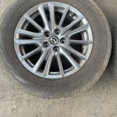 マツダCX8純正17インチタイヤホイールセット