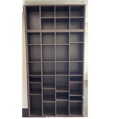 ハイタイプの本棚 棚 収納 稼働棚　木目ラック　ブックシェルフ★...