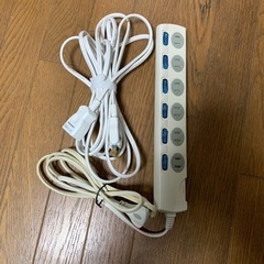 OAタップと1500w対応5m延長コードPanasonic製