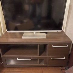 東芝液晶テレビ REGZA 32J7 [32インチ] 外付けHDD(1TB) テレビ台付