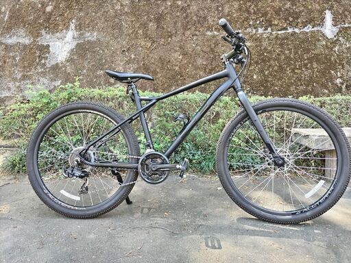 23年度モデル AGGRESSOR Sport Rigid（アグレッサー スポーツ リジット）黒（ブラック）サイズM 定価\70400（税込み）  付属品（キックスタンド、ダイヤルロック、ベル、ドリンクホルダー）付き