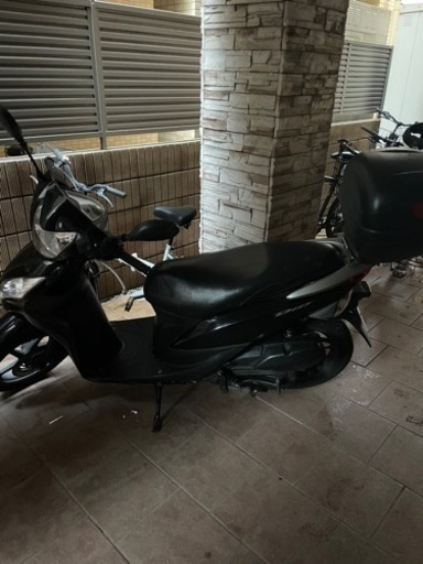 ホンダ　DIO  110cc  メット2つ　リアボックス付き