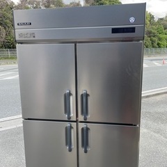 □中古品 フクシマガリレイ 業務用冷凍庫 4枚扉 2022年 GRN-124FM 100V