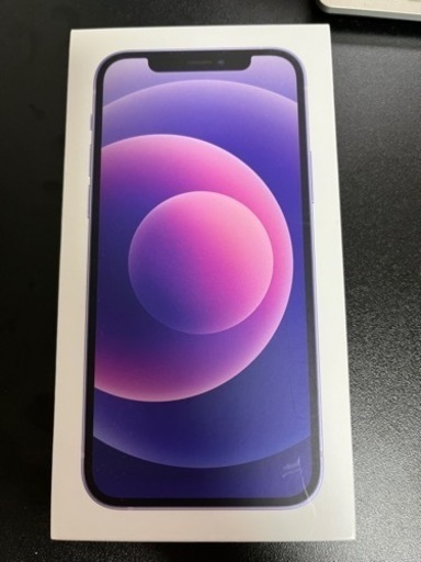 アップル apple iPhone12 128GB 紫 SIMフリー 一括購入（残債無し)