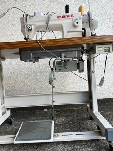 3年ほど前に購入した工業用ミシン！