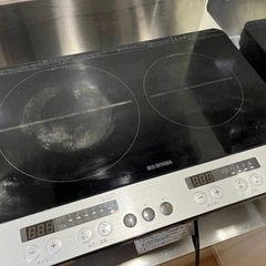 IHキッチンコンロ　2口