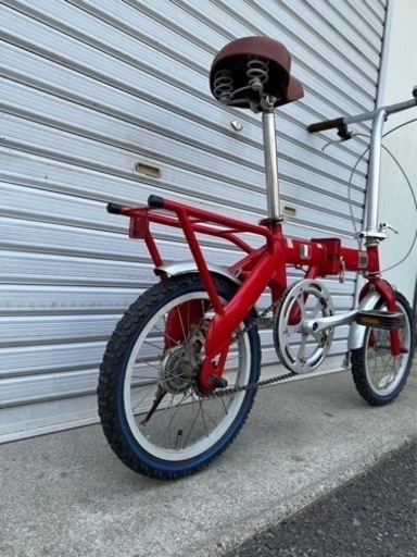☆前後タイヤ新古品☆ 16型折りたたみ自転車　防犯登録料込‼︎ 《No.293 》