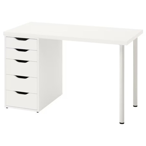 IKEA 学習机　パソコンデスク　ホワイト