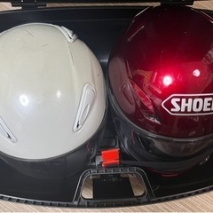 【美品】HONDA PCX専用　47Lボックス&キャリア（レッド）の画像