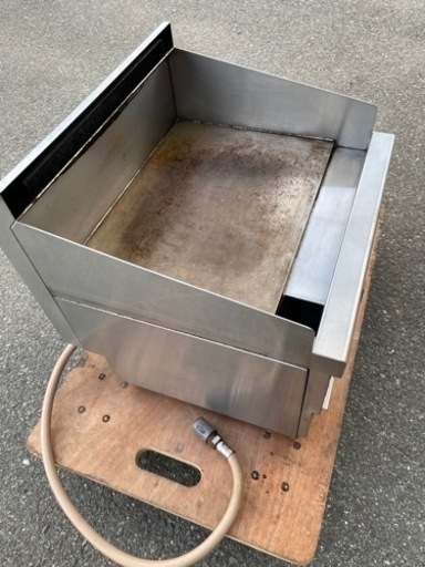 ☆中古品 マルゼン 卓上グリドル LPガス MGG-044TB 450ｘ450ｘ300ｍｍ 2015年 動作問題なし 厨房 グリラー☆