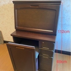 ライティングデスク★天板 開閉式 フラップ式