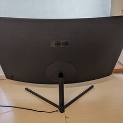 2019年製 SAMSUNG 4K UHD曲面モニター LU32R590CWCXZW 31.5インチ 4K液晶の画像