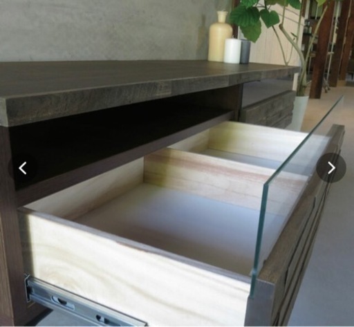 ★ジモティ割あり★ ニトリ　テレビボード　ブラウン　クリーニング済　YJ1214 ☆ジモティ割あり☆ ニトリ TVボード ダークブラウン H144×W160×D45