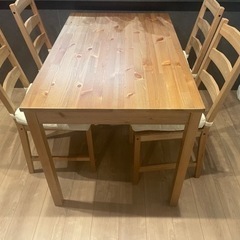 【受け渡し予定者様決定の為停止中】IKEA ダイニングテーブルセットの画像