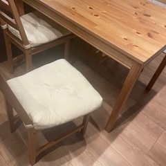 【受け渡し予定者様決定の為停止中】IKEA ダイニングテーブルセットの画像