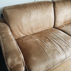 [美品](30万円→8.5万円)Enzo dambrosio(エンツォダンブロシオ)2人掛けアンティークソファの画像