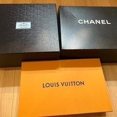 ハイブランド空箱CHANEL ルイヴィトンPRADA ＋ショップ...