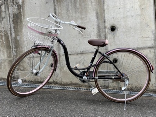 シェリール　子供用自転車　26インチ　ビターブラウン