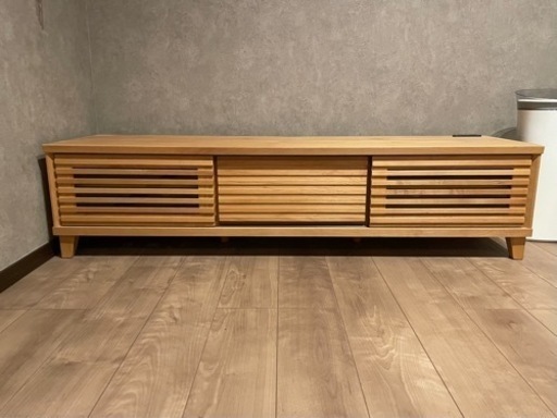 【超美品】北欧風　天然木　テレビボード