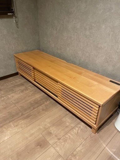 【超美品】北欧風　天然木　テレビボード