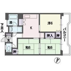 初期費用ゼロで住めます！ 家賃1ヶ月分無料です　。　平和1…