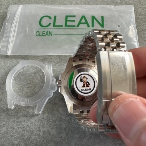 clean製自動巻時計 赤青ペプシジュビリー