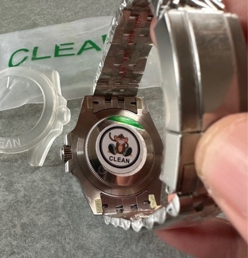 clean製自動巻時計 青黒バットマンジュビリー