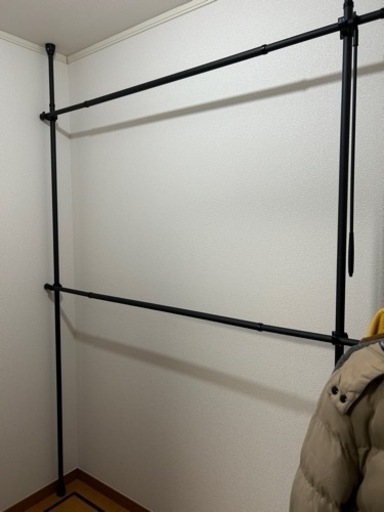 服かけ２段　省スペース　良品