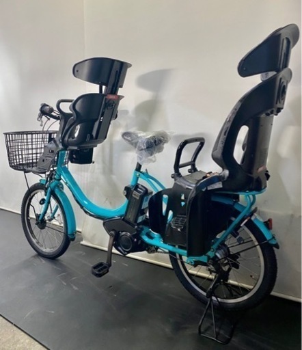 関東全域送料無料　業界最長保証付き　ヤマハ　パス　バビー　20インチ 3人乗り 8.7ah 水色　パワフル　電動自転車　電動アシスト自転車