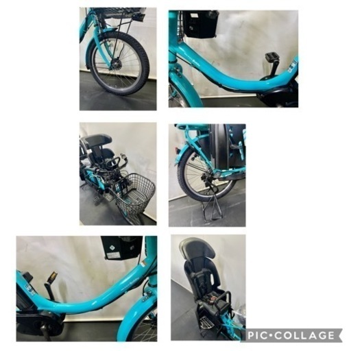 関東全域送料無料　業界最長保証付き　ヤマハ　パス　バビー　20インチ 3人乗り 8.7ah 水色　パワフル　電動自転車　電動アシスト自転車