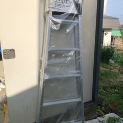 【予定者決定】新品！長谷川工業 アルミはしご兼用脚立 1700m...